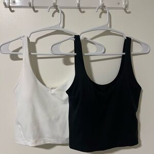 Gilly Hicks Black and White Tank Tops